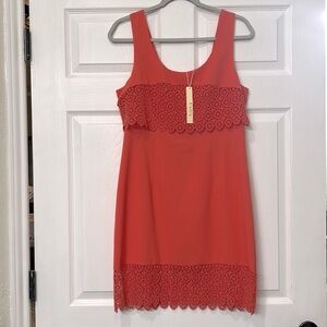 NWT! Adorable light-red dress that can be worn casually or you can dress it up.